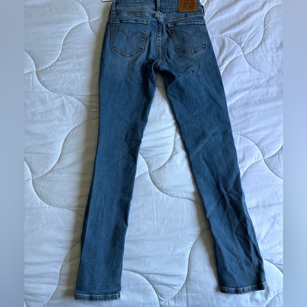 Levi's Slim Straight Jeans size 24 - Picture 4 of 6
